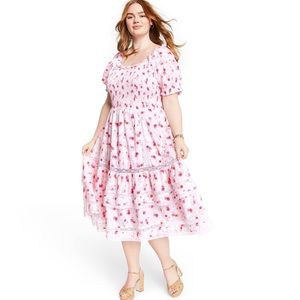 LoveshackFancy x Target Cosette Smocked Dress Size XL